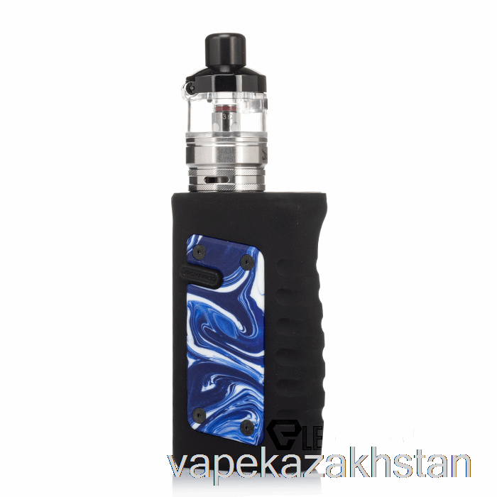 Vape Disposable Vandy Vape JACKAROO MINI 128W Starter Kit Resin Blue Porcelain